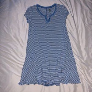 SO Striped T-Shirt Swing Dress